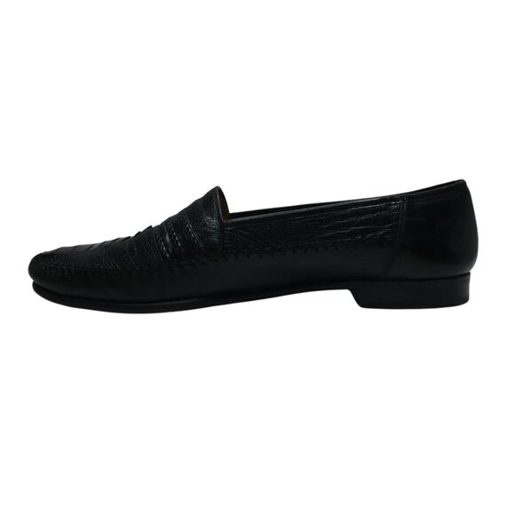 Mezlan Coronado Black Genuine Ostrich Leather Loafers Dress Shoes Mens 13 main image 11
